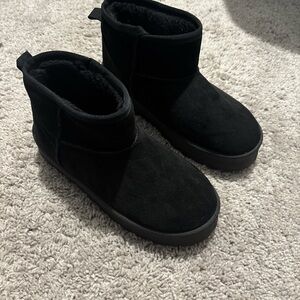 Black Suede Ankle Boots